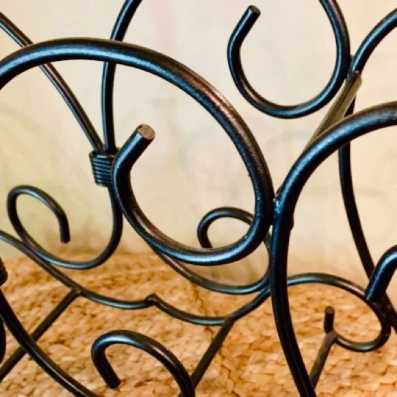 SLAH St. Charles Iron Magazine / File Folder Stand - Picture 4 of 5